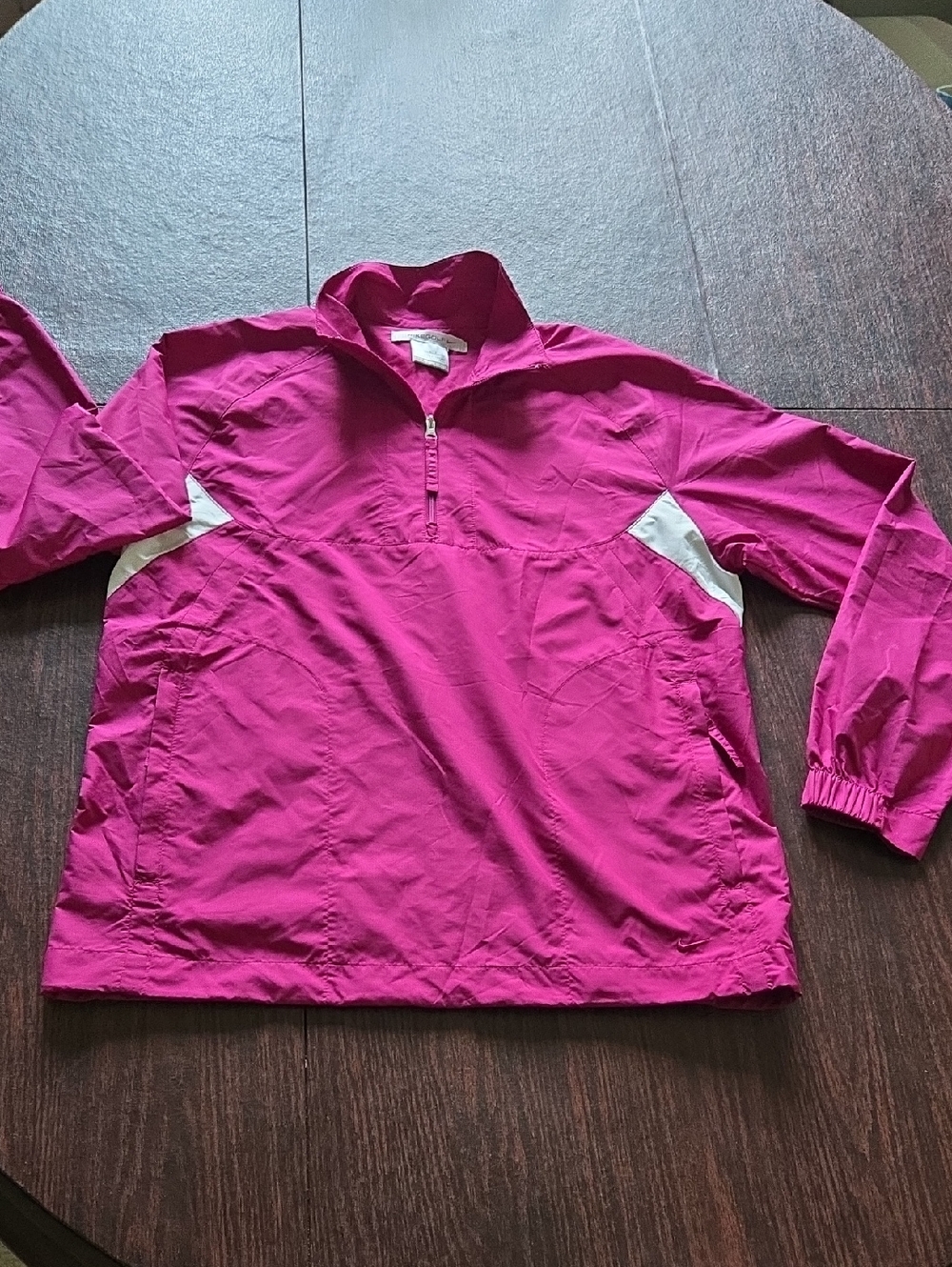 Nike Golf Pink Half-Zip Windbreaker Pullover